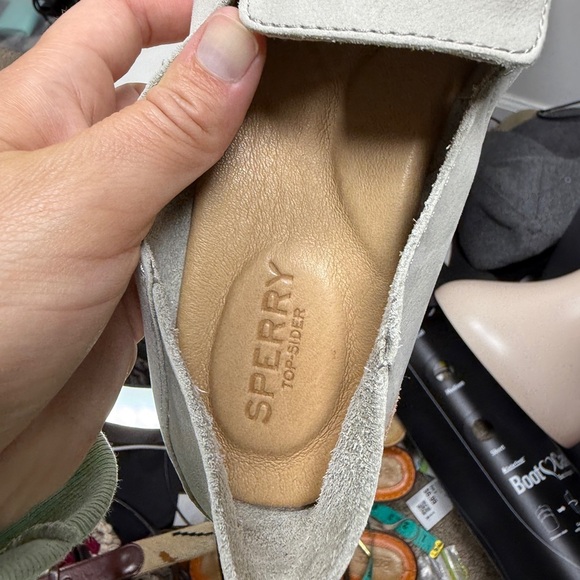Sperry Women's Size 6.5 Seaport Levy Smooth Leather Loafer Flat Ivory - Picture 9 of 15